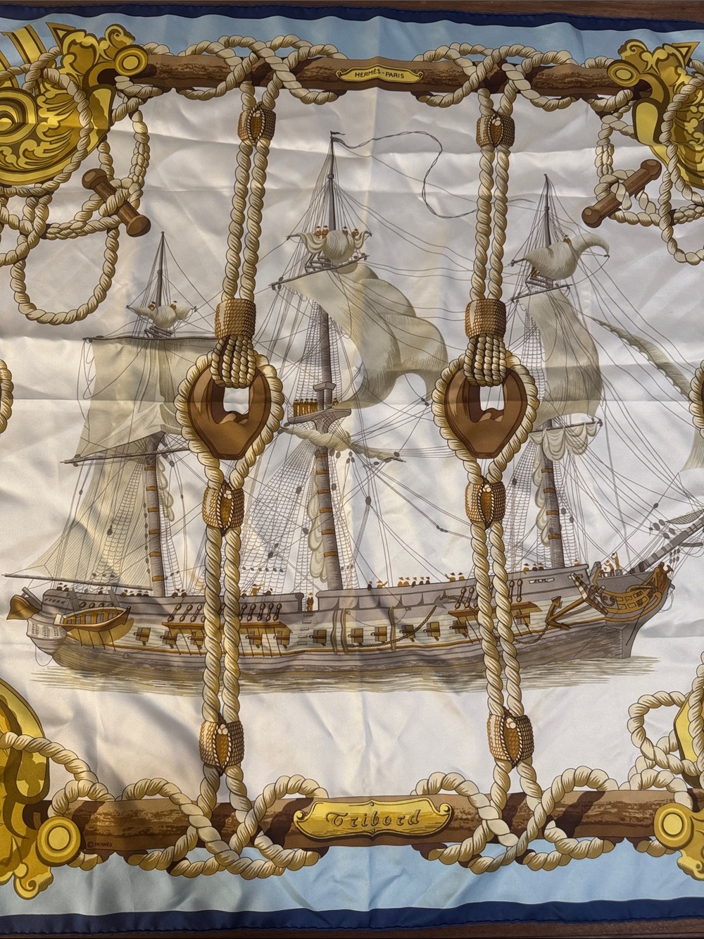 Hermes Paris silk scarf